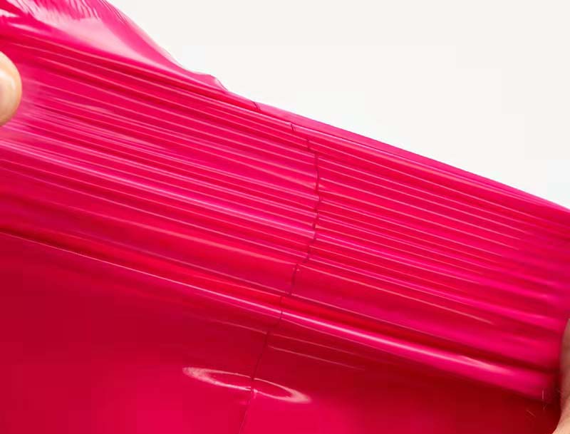 岐山玫红色快递袋-05